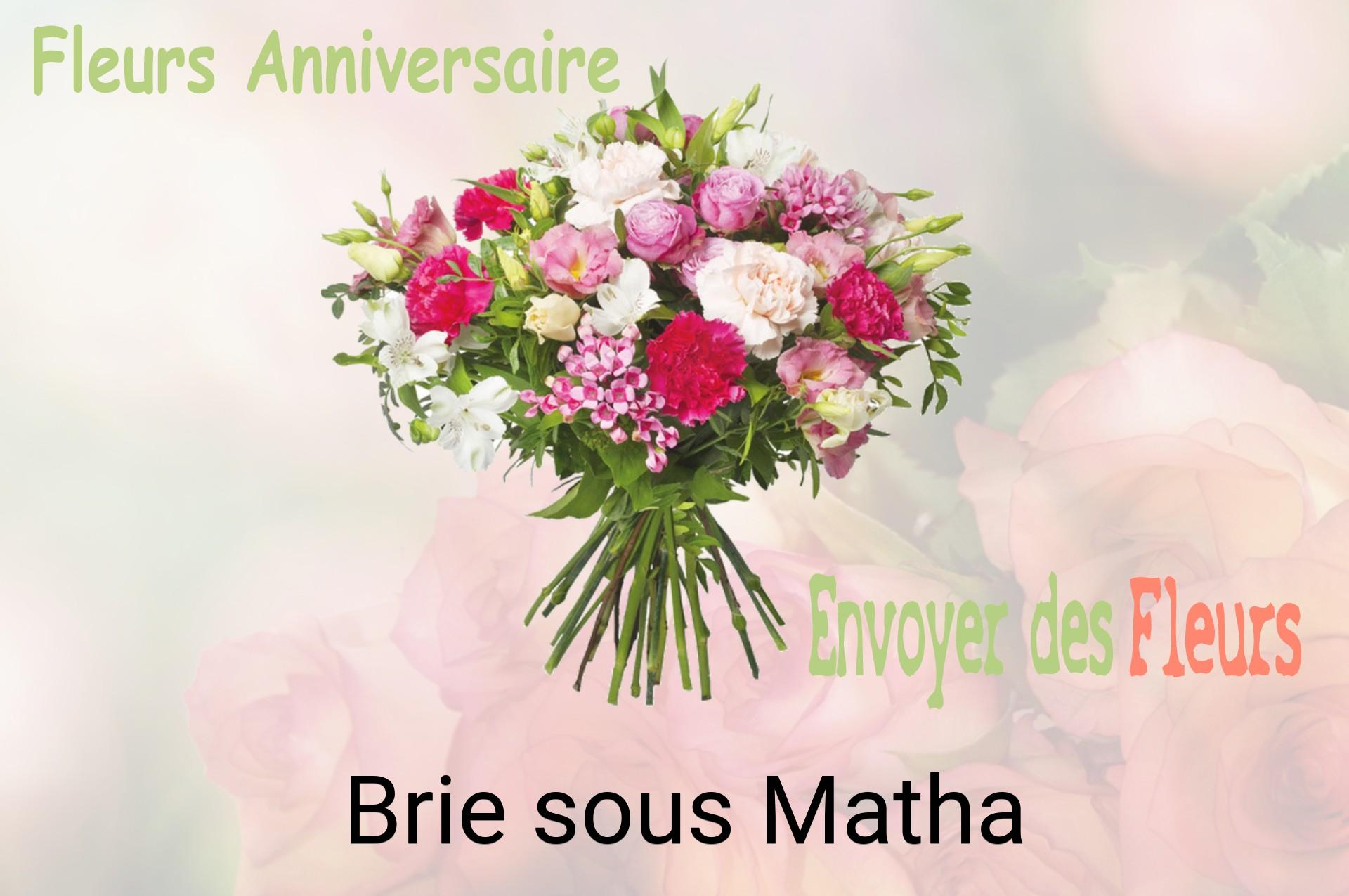Bouquet de fleurs d’anniversaire livré à Brie-sous-Matha