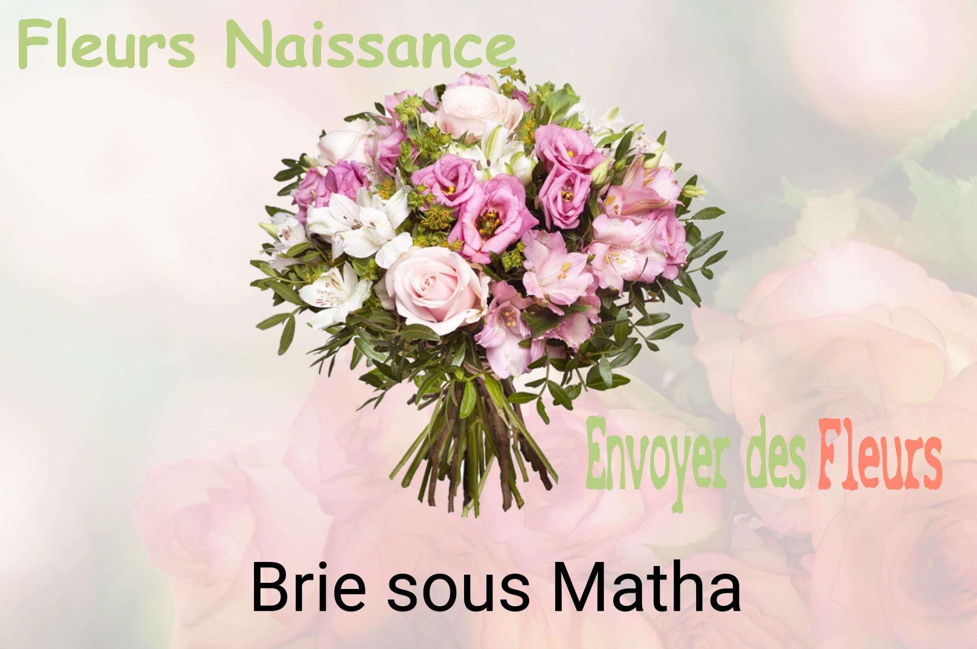 Bouquet de fleurs de naissance livré à Brie-sous-Matha